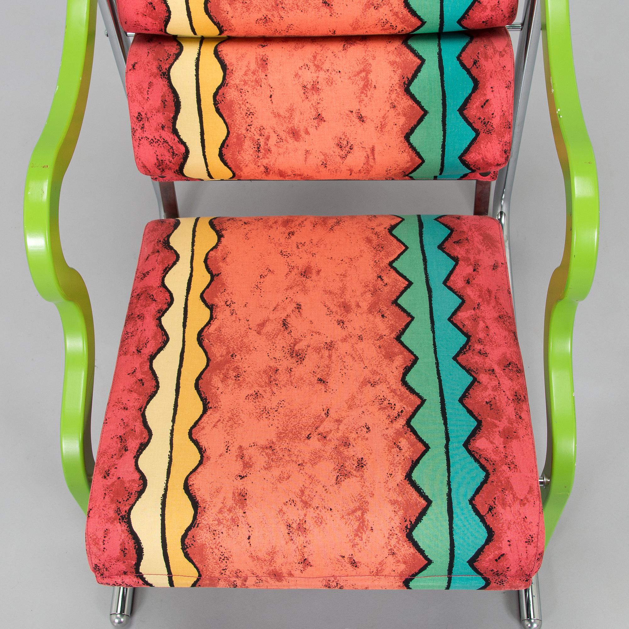 Yrjö Kukkapuro, Nojatuoli, "Experiment", Avarte, 1980-luku.