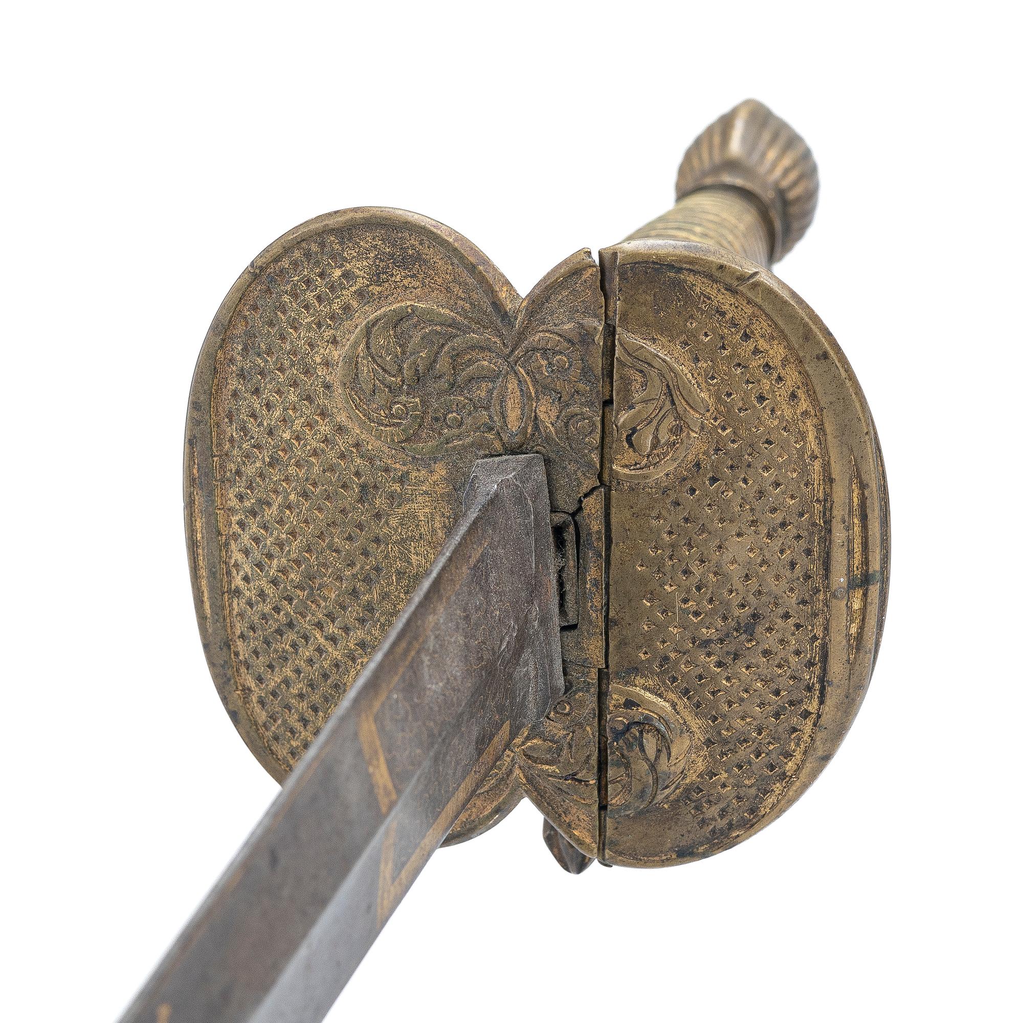 Sword, Sweden, for an infantry officer, early 19th century, with scabbard.