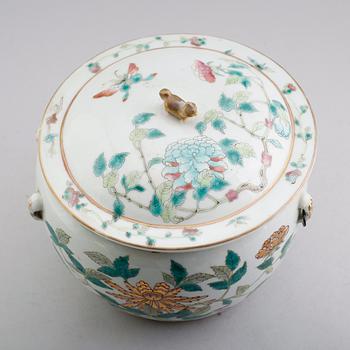 LOCKSKÅL, porslin, Kina, sannolikt 1800-tal.