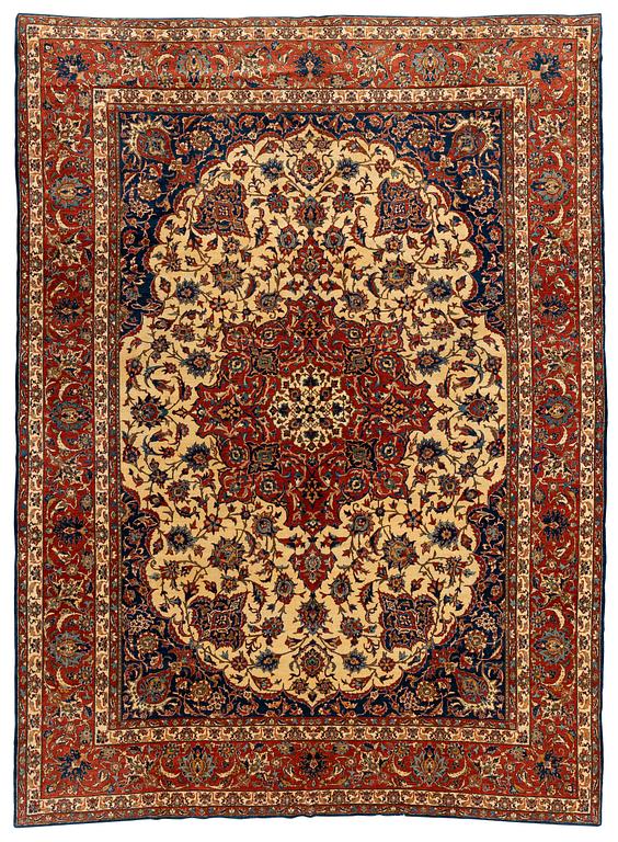 Matta, semiantik, Isfahan, ca 410 x 302 cm.