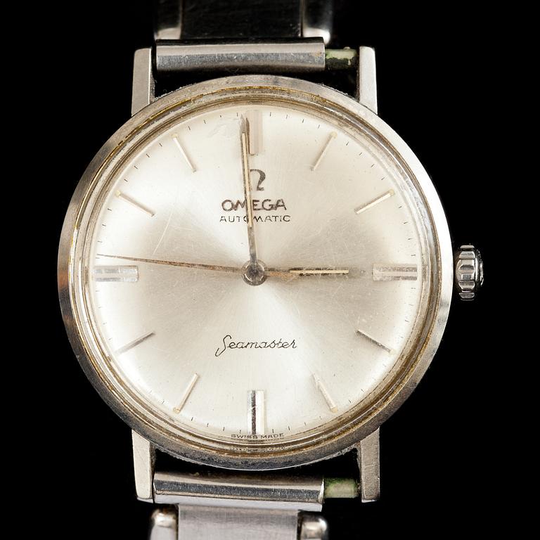 HERRARMBANDSUR, Omega Seamaster Automatic. 1950/60-tal.