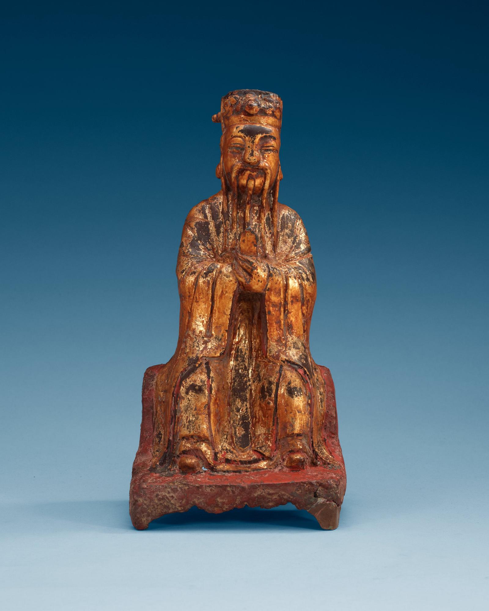 SKULPTUR, brons. Ming dynastin (1368-1644).