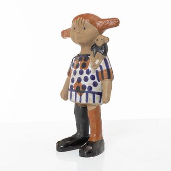 Lisa Larson, a stoneware figurine, "Pippi Longstocking", Gustavsberg.