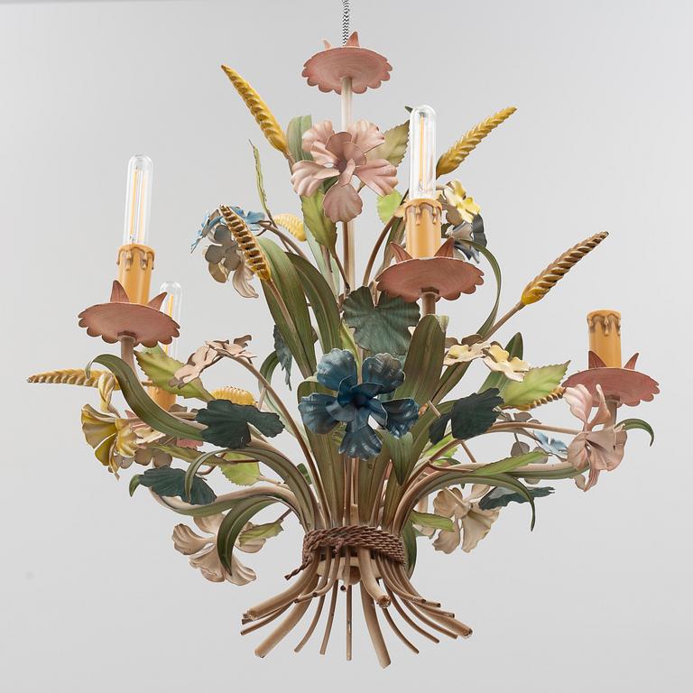 A ceiling lamp, Italy, late 20th century.