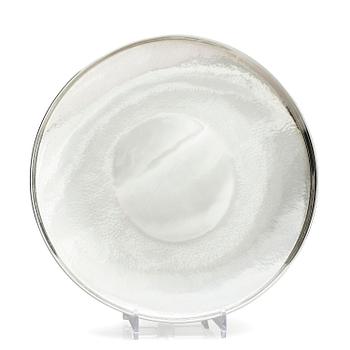 480. Tapio Wirkkala, a sterling silver plate, Kultakeskus, Tavastehus, Finland 1972.