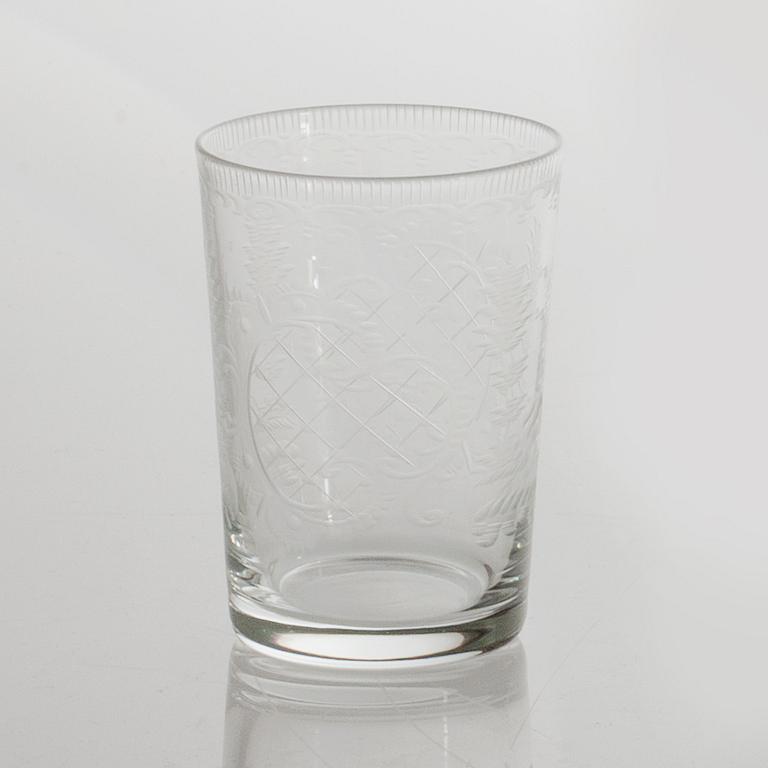 GLASSERVIS, 61 delar, 1900-tal.