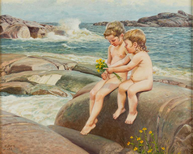 ARNE BARK, oil on canvas, signed and dated -82.