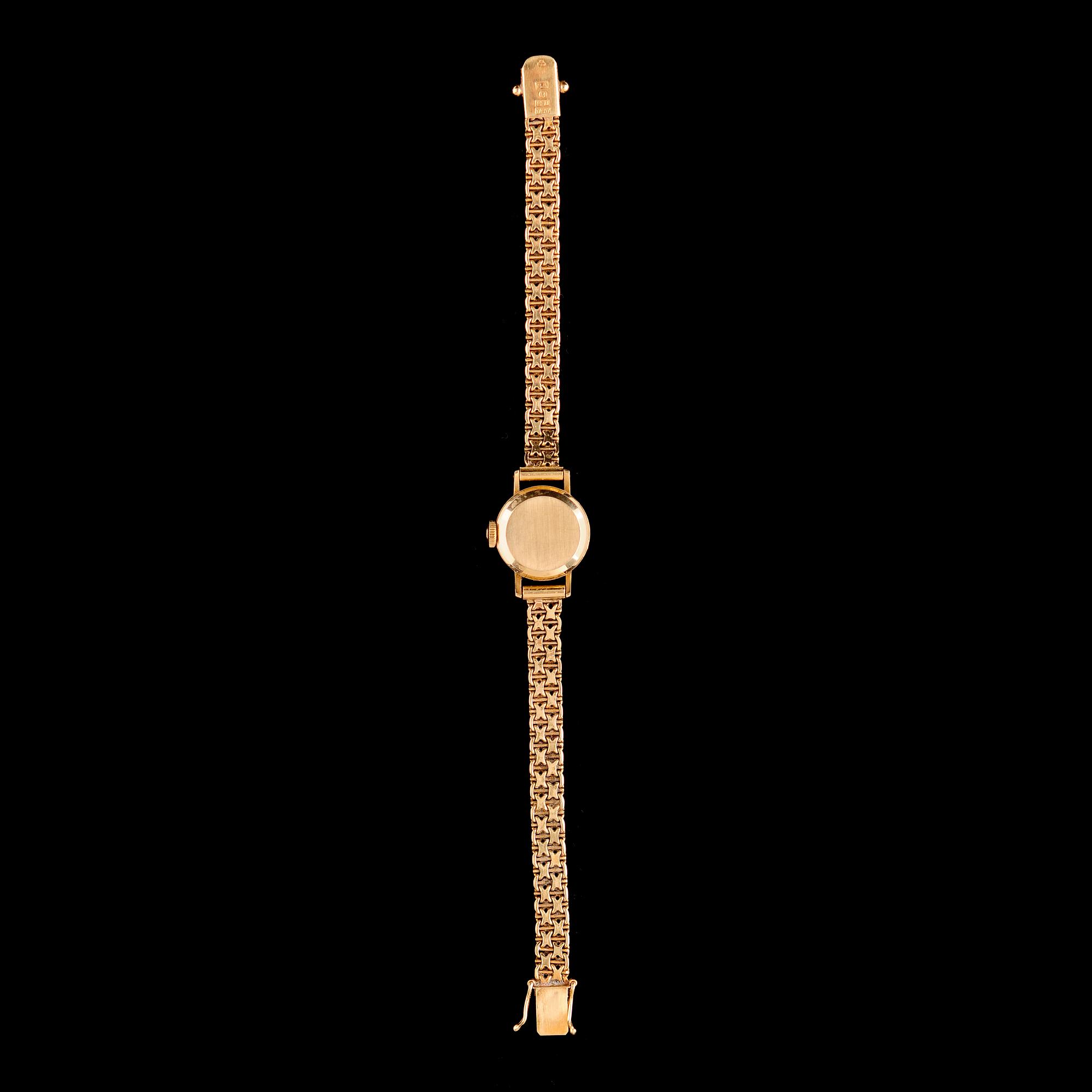 DAMARMBANDSUR, 18 k, Omega de Ville. Vikt m urverk ca 20 g.