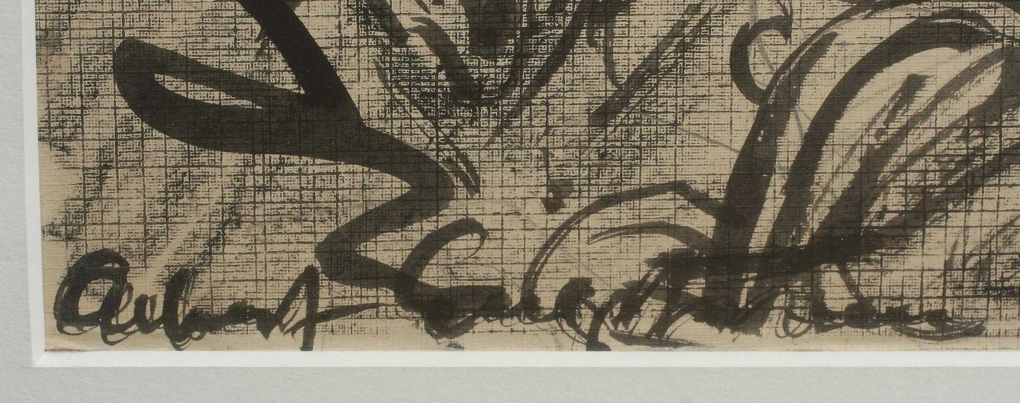 ALBERT ENGSTRÖM, tusch, 2 st, sign.