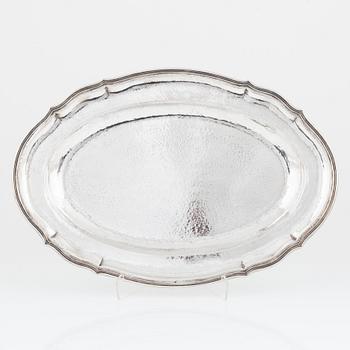 A Silver Tray, Swedish import mark.