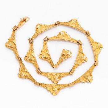 Björn Weckström, kaulakoru, "Kaarisilta", 14K kultaa.