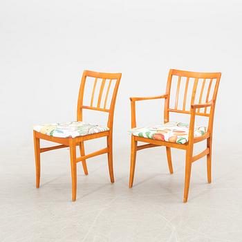 Carl Malmsten, matbord med 10 stolar, "Talavid", 1900-talets slut.