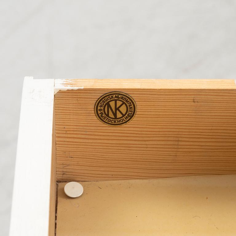 Axel Einar Hjorth, a painted 'Sibylla' bedside table, Nordiska Kompaniet, 1936.