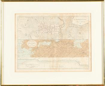 KARTA, kopparstick, utgiven av NG Werming, 1811.