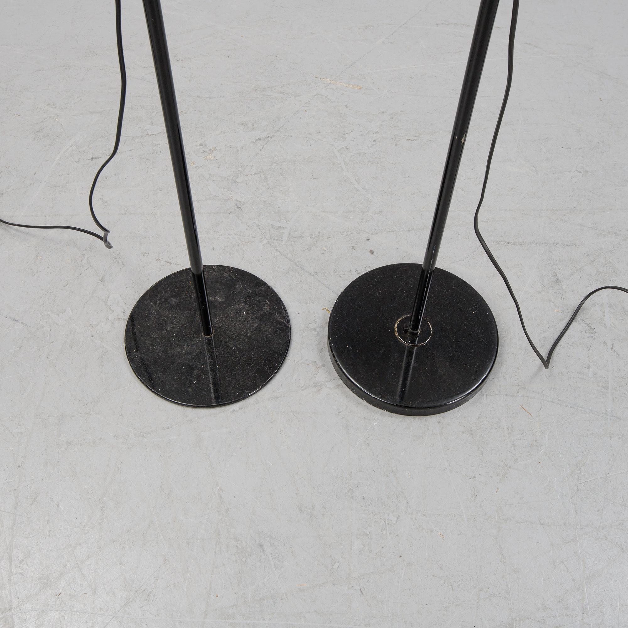 Stig Ahlström och Clas Kock, a pair of floor lamps, 'Skarabé', Ateljé lyktan, Åhus.