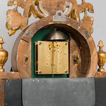 A 20th-century cartel wall clock Linderoth Stockholm.