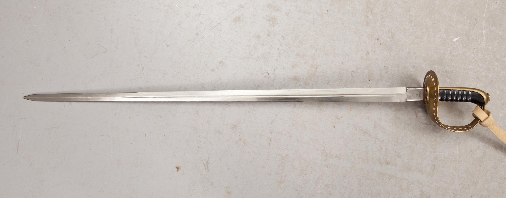 SABEL, m 1893, för manskap vid kavelleri.