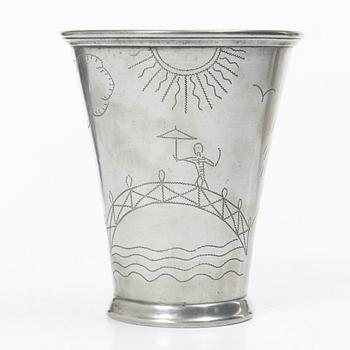 Firma Svenskt Tenn, a vase, Stockholm, 1924.