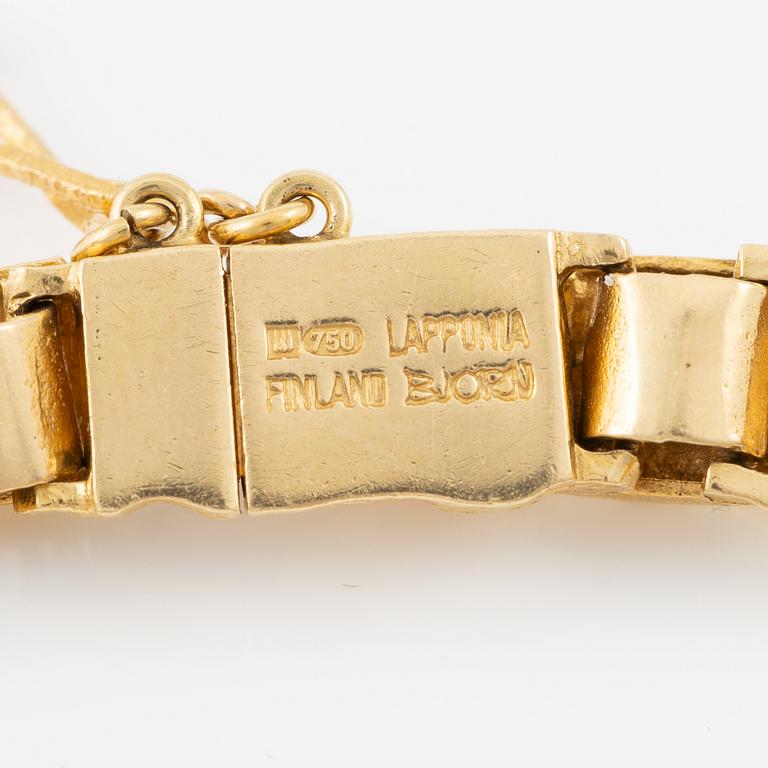 Björn Weckström, bracelet "Jotos", 18K gold, Finland.