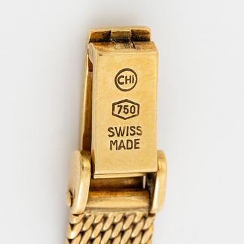 Helvetia, armbandsur, 18K guld, 14,5 mm.