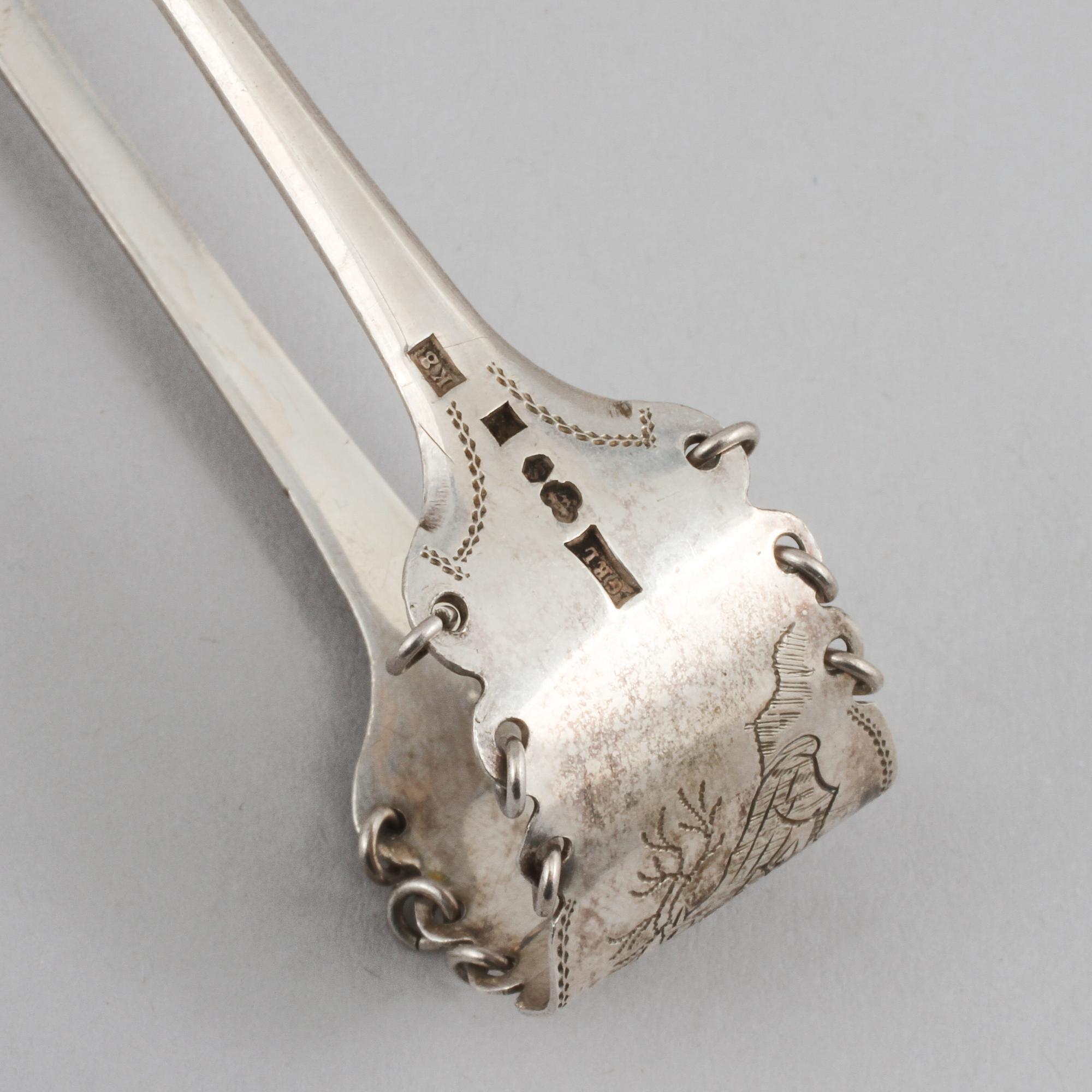 BESTICK, 11 st, silver, 1900-tal, vikt 555 gram.
