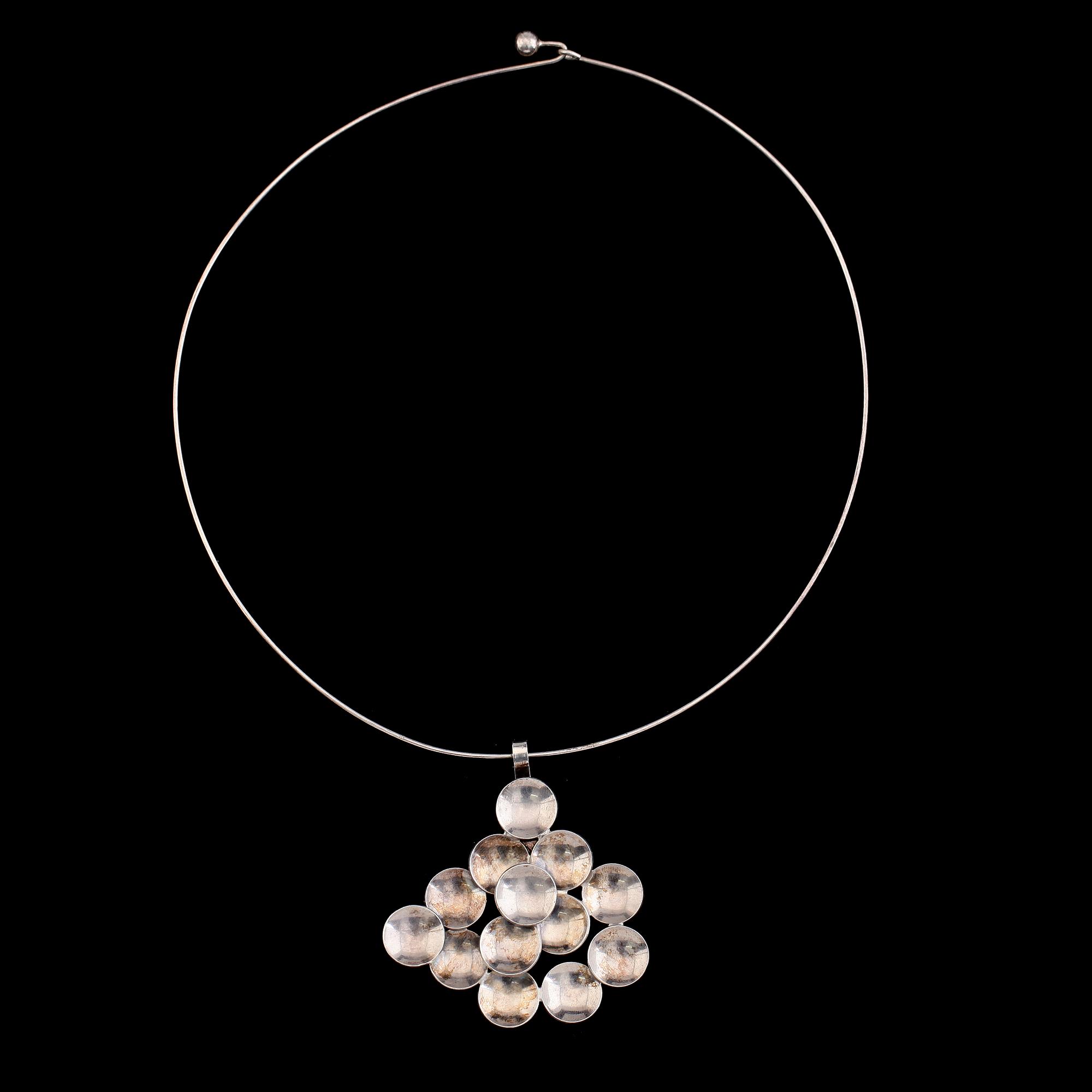 COLLIER, silver, Stigbert, Stockholm 1970. Vikt ca 22 g.