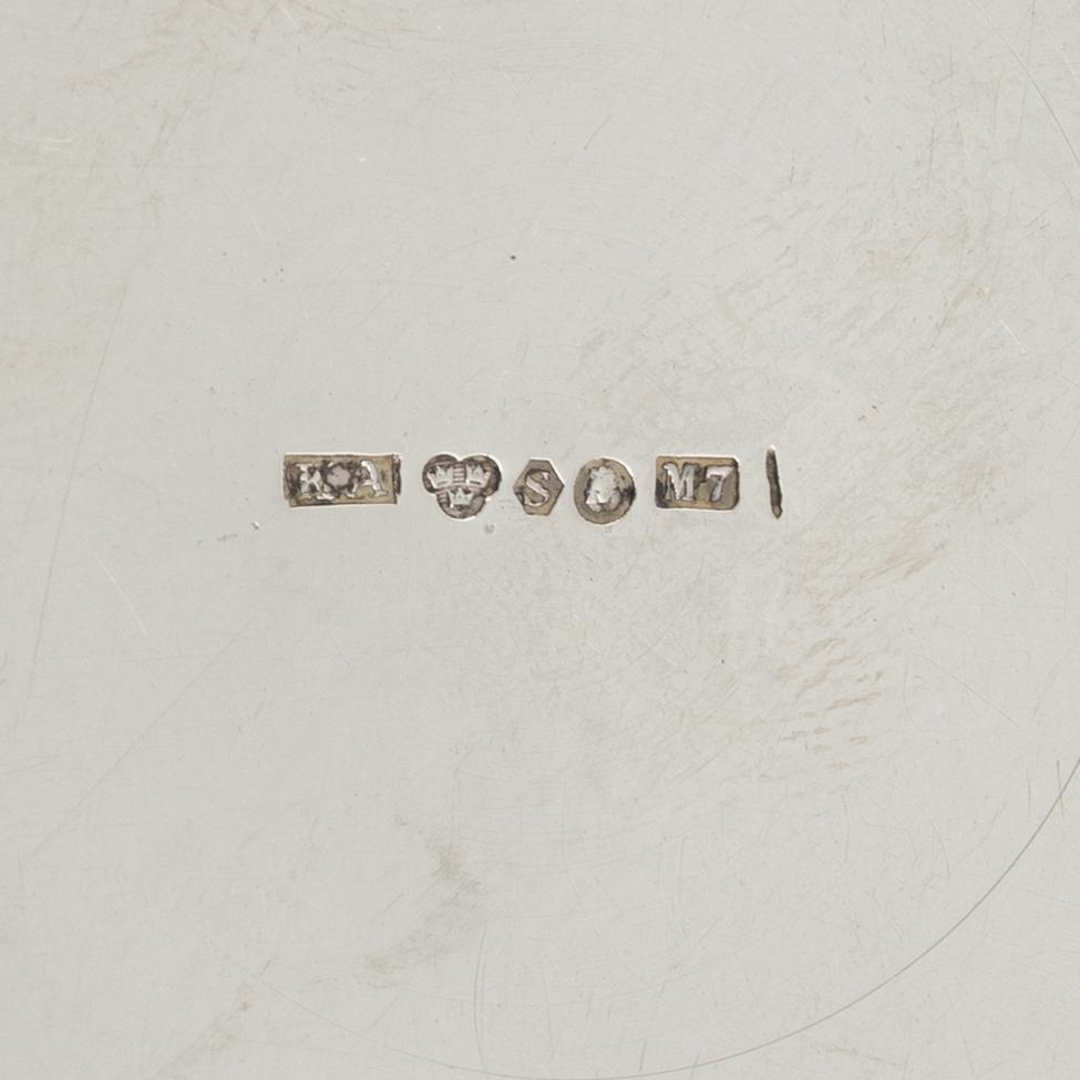 Four Swedish Silver Boxes, including mark of  Lorenz Georg Weis, Norrköping 1823.
