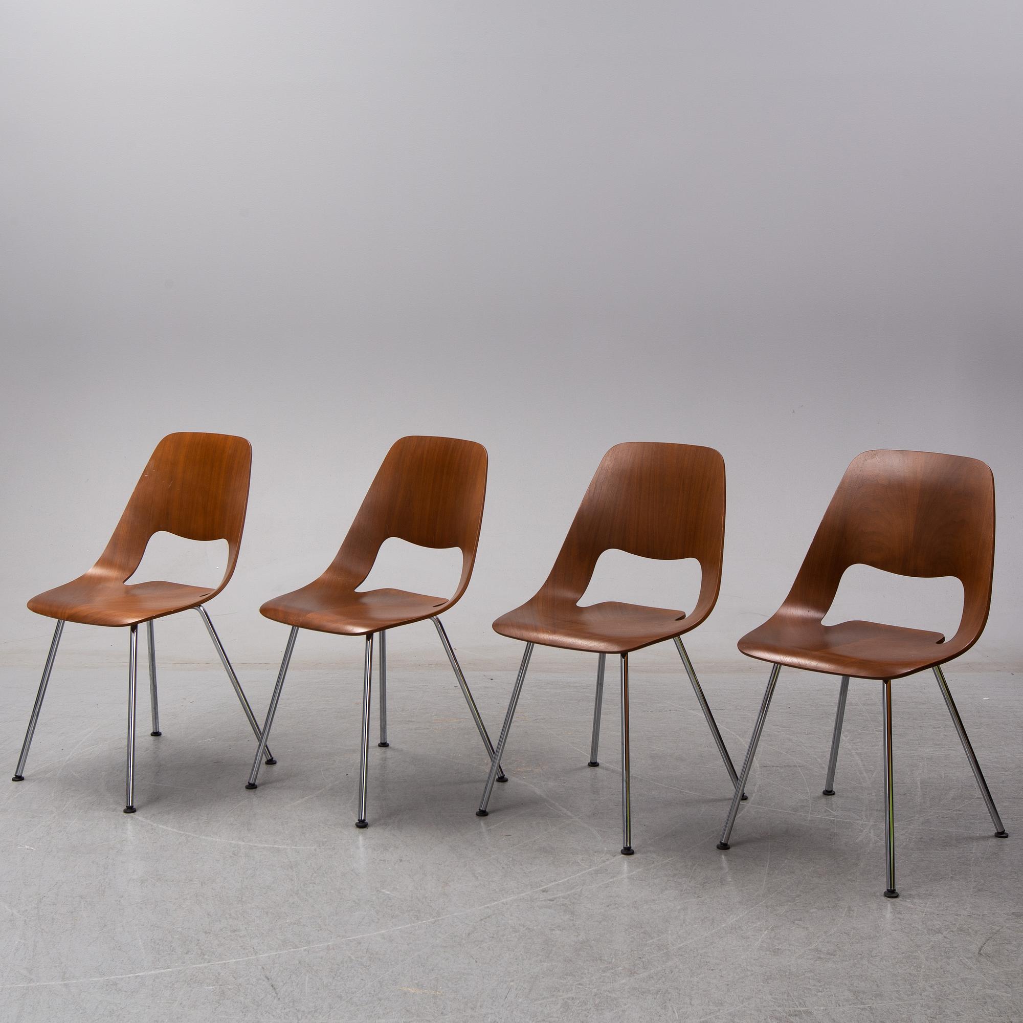 ALFREDO HÄBERLI, four 'Jill' chairs, Vitra, 2012.
