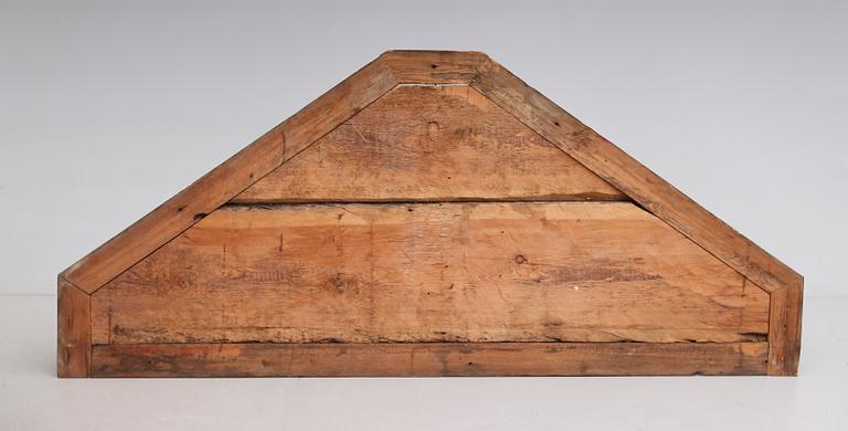 DÖRRÖVERSTYCKE, allmoge, 1800-talets första hälft.