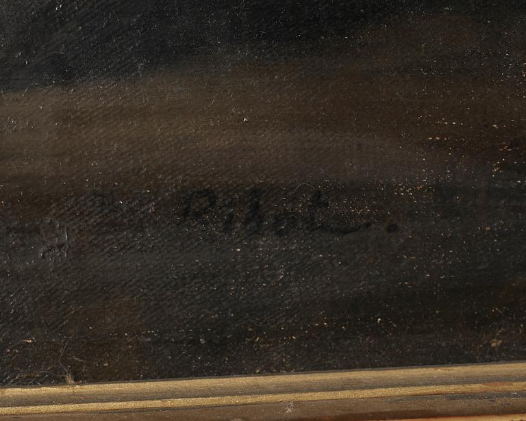 THÉODULE AUGUSTIN RIBOT, olja på duk, signerad.