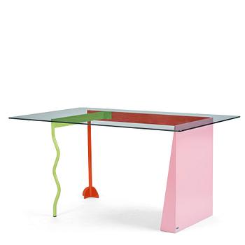 16. Peter Shire, a "Peninsula" table, Memphis, Italy, post 1982.