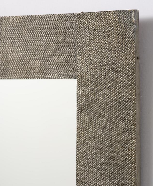 Björn Trägårdh, a rare pewter wall mirror model A 1607, Firma Svenskt Tenn, Stockholm, 1930s.