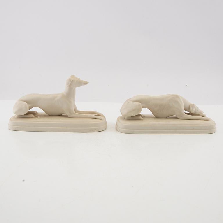 Figurines, 2 pcs, Parian, Gustafsberg, 1908 and 1925.