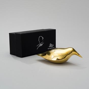 TAPIO WIRKKALA, bird, goldplated bronze.