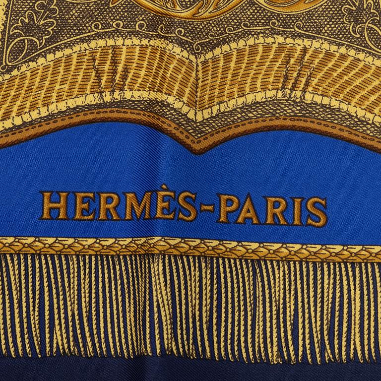 Hermès, scarf, "Poste et Cavalerie".