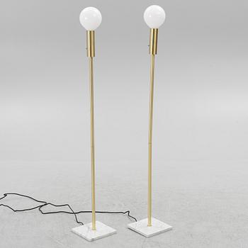 Floor lamps, a pair, LampGustaf., period.