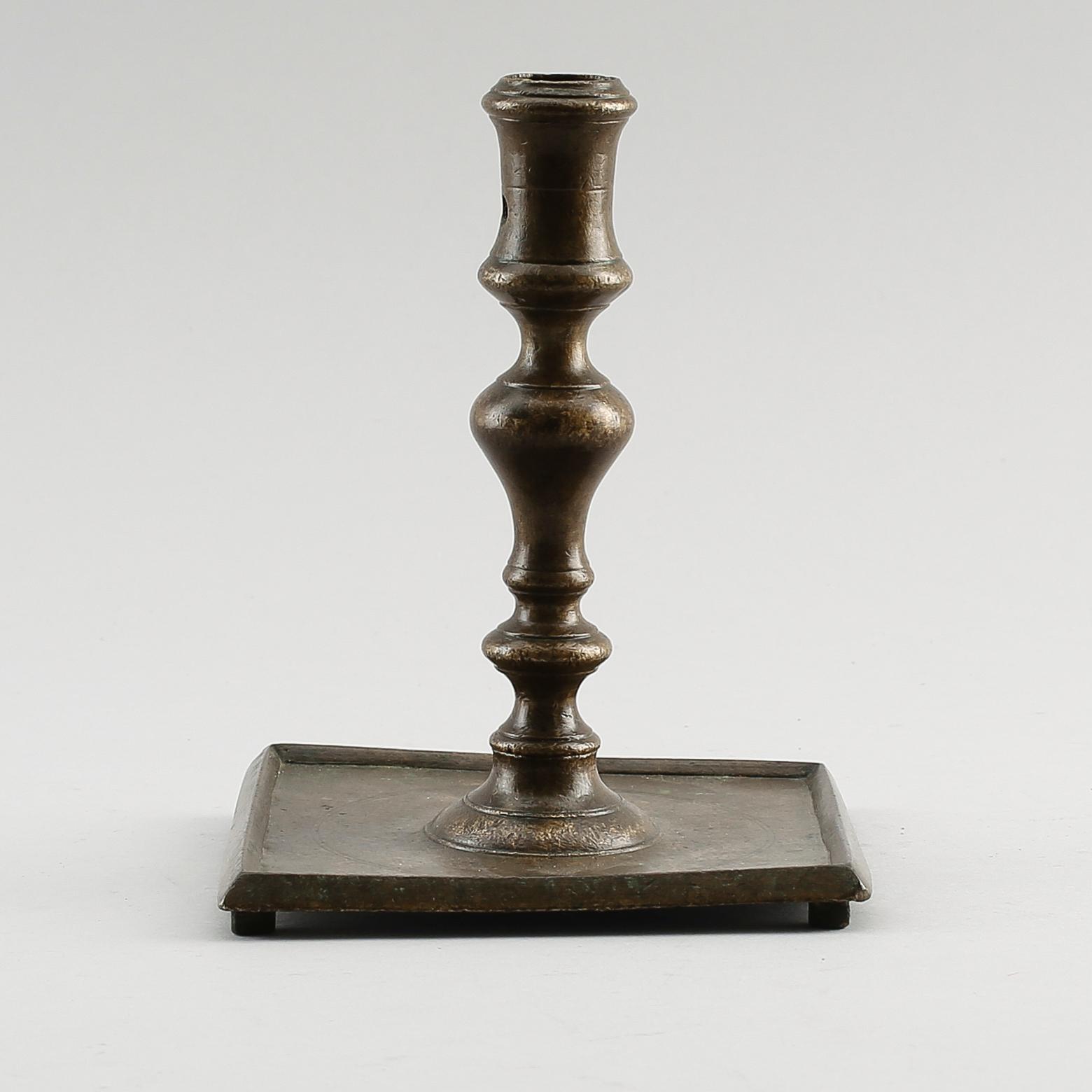 LJUSSTAKE, brons, 1500-tal.