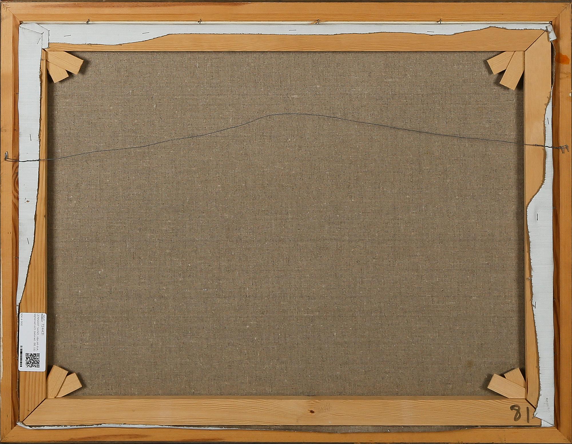 LENNART SAND, olja på duk, signerad och daterad -98.