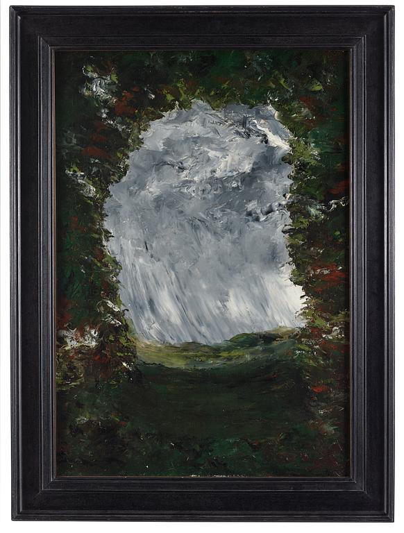 August Strindberg, "Inferno" ("The Inferno-painting") oil on canvas 100 cm*70 cm, signed and dated 1901.