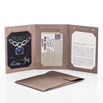 Bulgari, sormus, puoliallianssi, 18K kultaa ja timantteja.