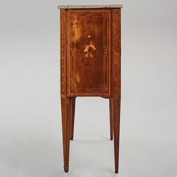 A Gustavian marquetry and ormolu-mounted secretaire by N. P. Stenström (master in Stockholm 1781-90).