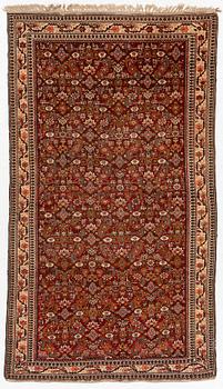 Rug, antique Ardabil probably, approx. 212 x 117 cm.