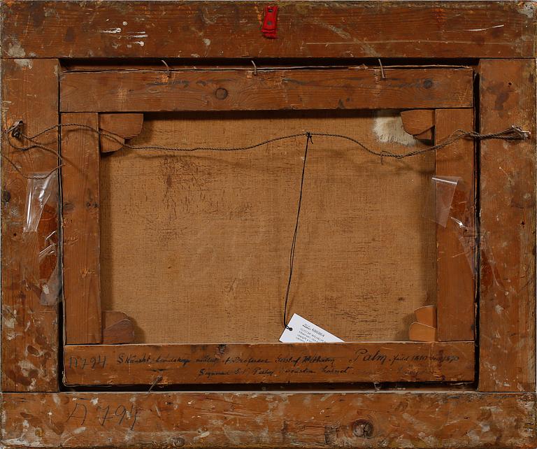 OKÄND KONSTNÄR, olja på duk, 1800-tal.