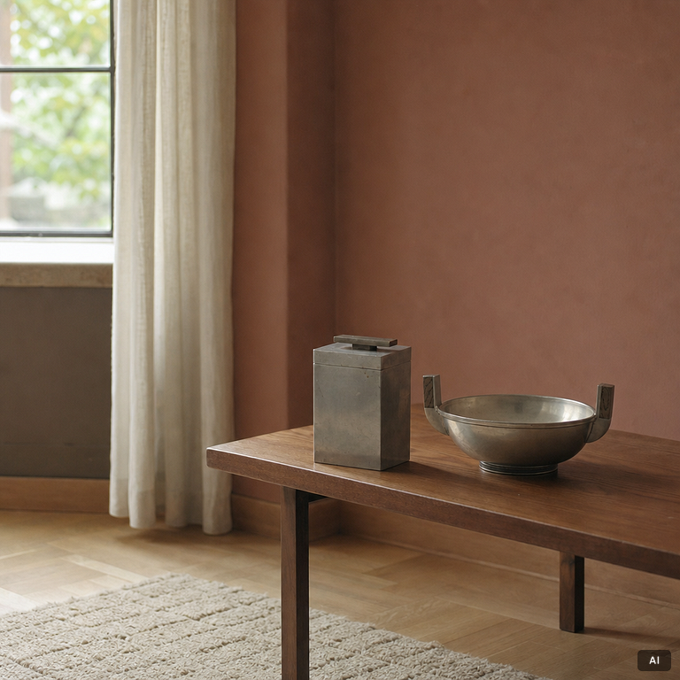 Guldsmedsaktiebolaget (GAB), tobacco jar and bowl, Stockholm, 1930s.