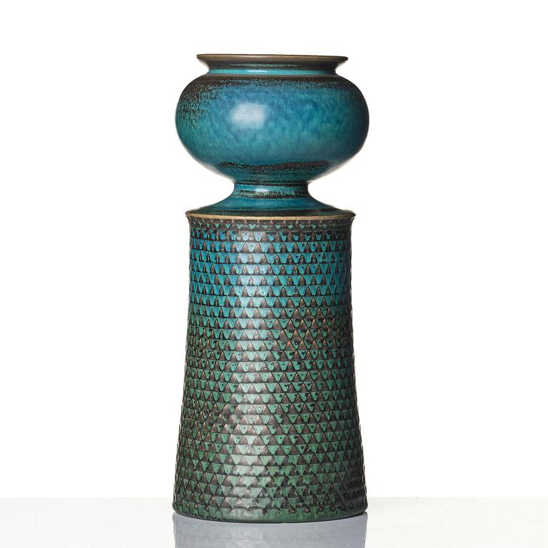 Stig Lindberg, vas, stengods, Gustavsbergs Studio 1962.