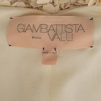 Giambattista Valli, a cream silk stole, Italian size 42/S.