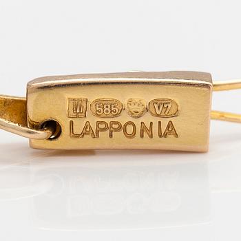 Björn Weckström, Halsband "Tundra", 14K guld. Lapponia 1974.