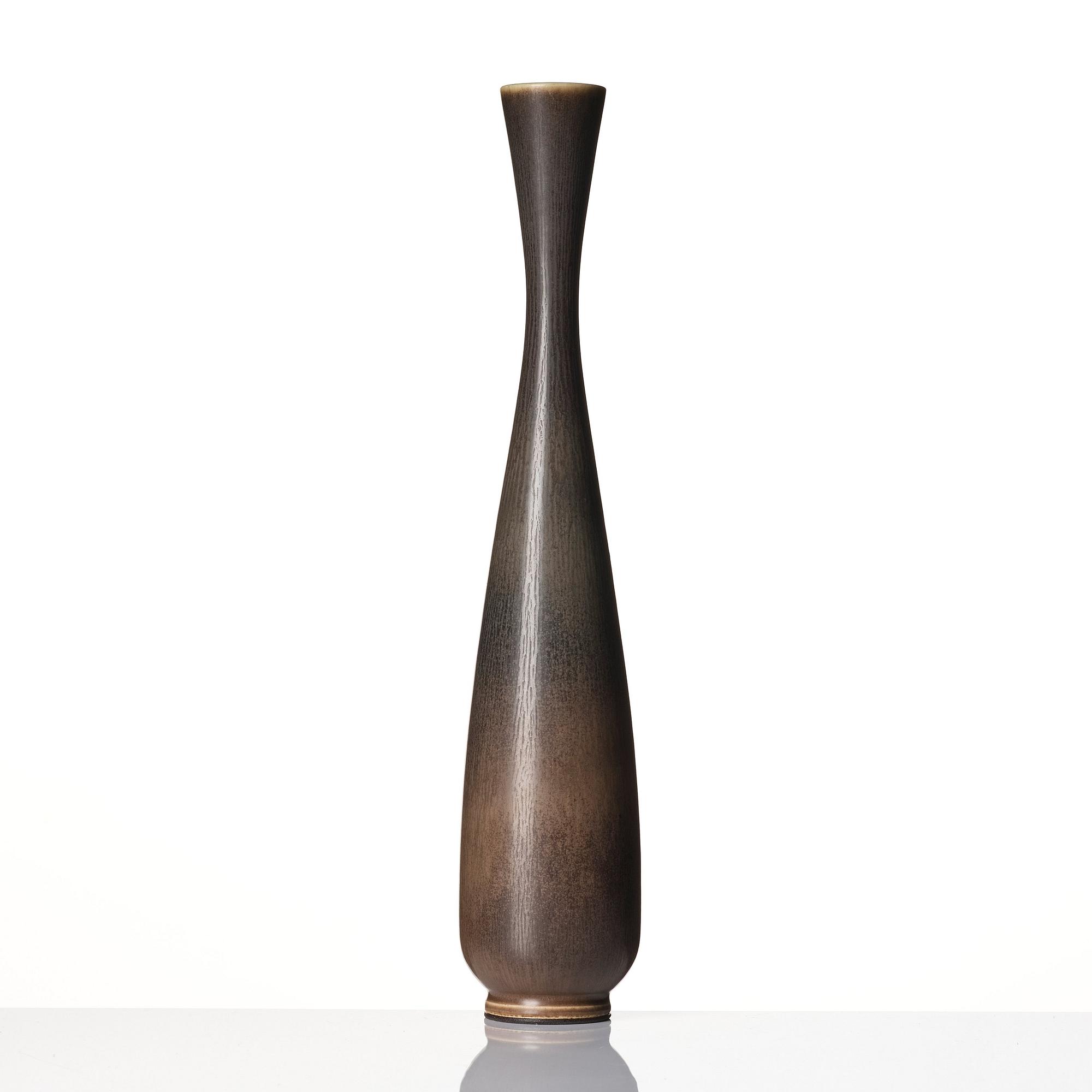Berndt Friberg, a stoneware vase, Gustavsberg studio, Sweden 1958.