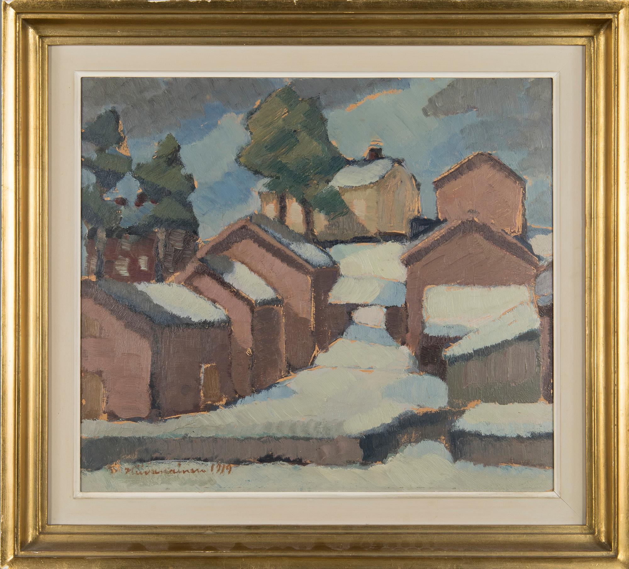 Frans Hiivanainen, Hus vid slänten.