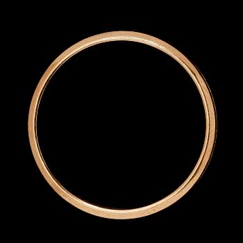 RING, 18 k guld, vikt 5 g.